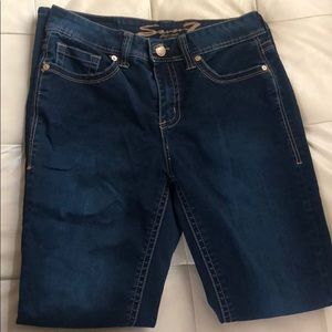 Seven 7 brand dark wash stretch jeans